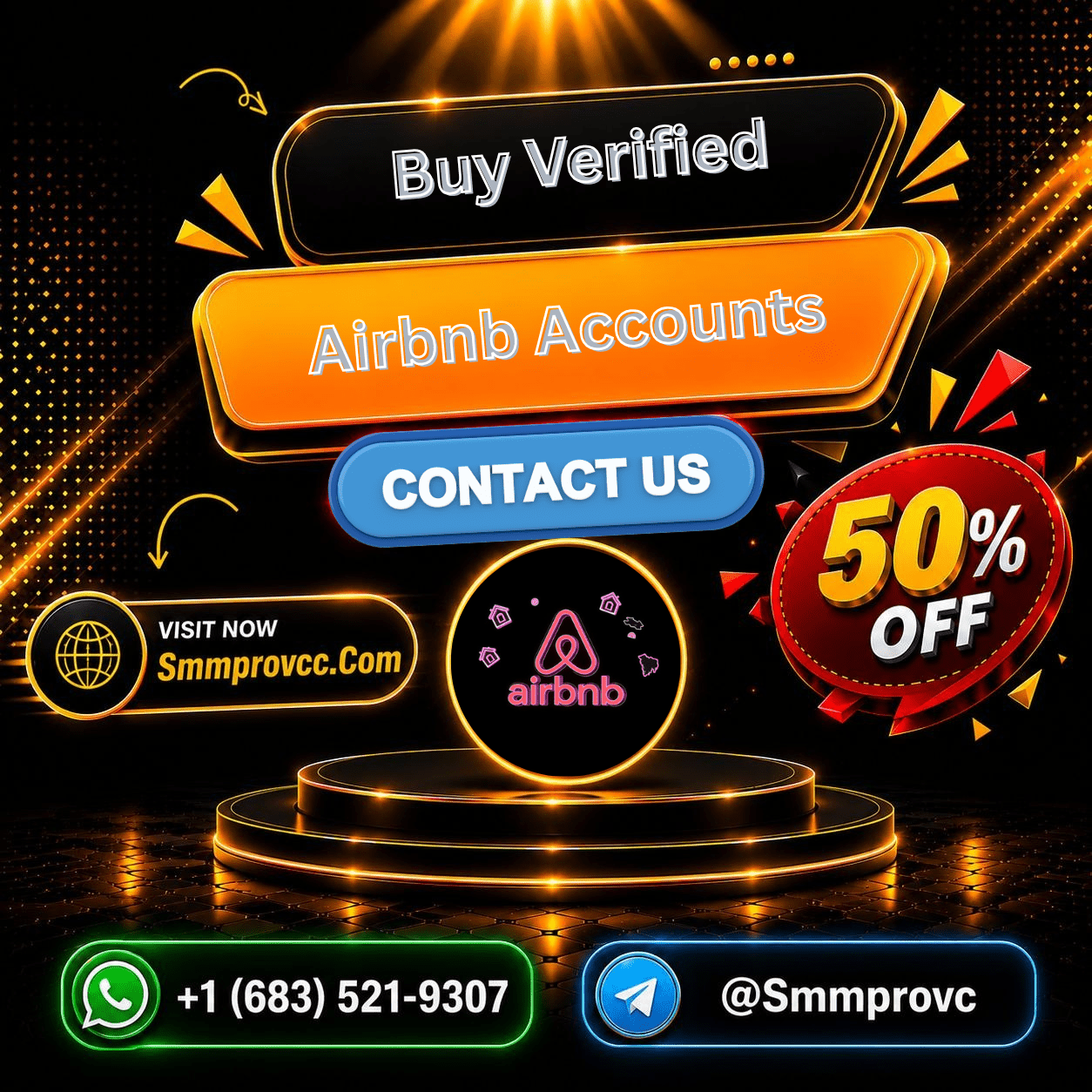 Buy verified Airbnb Accounts